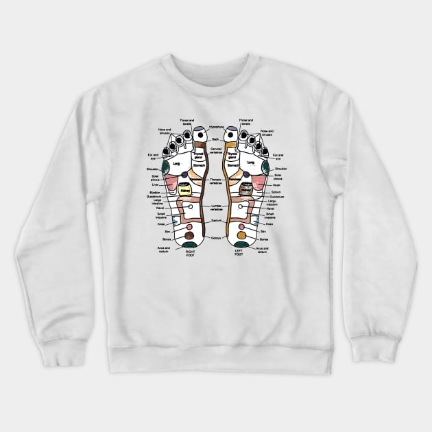 Reflexology bywhacky Crewneck Sweatshirt by bywhacky